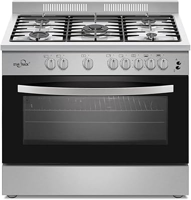 Cuisinière à gaz autoportante star track, 5 brûleurs, entièrement sécurisée, cuisinière en acier avec thermostat, grill, allumage automatique (argent) sg-kl9060-hi. DIAYTAR COTE D'IVOIRE se positionne comme la boutique en ligne la plus complète en Côte d'Ivoire, avec une offre de produits qui s'étend de l'électronique à la mode, en passant par les produits pour la maison et bien plus encore. La boutique propose des marques renommées et des produits de qualité à des prix compétitifs. Grâce à son approche centrée sur le client, DIAYTAR COTE D'IVOIRE a gagné la confiance d'une large clientèle.