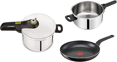 Ensemble autocuiseur tefal safe (p2544342) + friteuse tefal g6 easy cook & clean