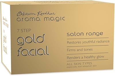 Blossom kochhar aroma magic - kit visage doré, 7 étapes pour restaurer et raviver l'éclat de la jeunesse des peaux ternes et bléssées, 225 g, or. DIAYTAR COTE D'IVOIRE est une boutique en ligne généraliste avec plus de 300000 références, offrant une large sélection de produits pour répondre à tous les besoins. Leader en Côte d'Ivoire, elle propose des prix compétitifs et des services de qualité. La boutique est dédiée à offrir une expérience d'achat en ligne exceptionnelle.