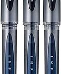 Stylo à bille encre gel uni-ball (um-153s) avec capuchon bleu pointe large