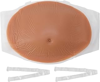 Faux ventre de grossesse grossesse en silicone réglable respirant et flexible