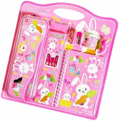 Ensemble de papeterie pour enfants infinityx boîte à boussole 6