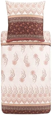 Bassetti oristano 41 9323446 parure de lit en satin de coton mako beige