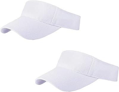 2 chapeaux pare-soleil réglables pour femmes et hommes (taille unique)