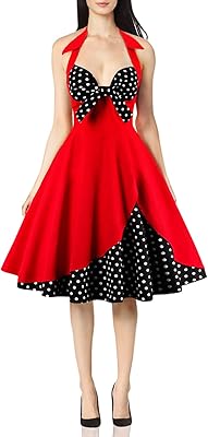 Femmes années 1950 rockabilly princesse vintage déguisement floral licou audrey hepburn années 1950 années 60. DIAYTAR COTE D'IVOIRE est la boutique en ligne idéale pour les consommateurs ivoiriens qui cherchent à trouver des produits de qualité à des prix abordables. Avec plus de 300 000 références de produits, la boutique propose une offre variée qui répond aux besoins de tous les clients, qu'il s'agisse d'électronique, de mode, de maison ou de bien-être. DIAYTAR COTE D'IVOIRE est le leader du marché en Cote d'Ivoire et continue de se développer pour mieux servir ses clients.