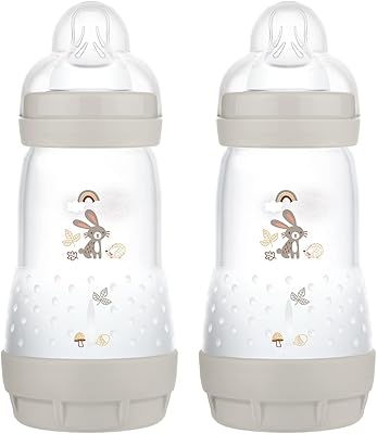 Biberon anti-colique mam easy operate - lot de 2 (2 x 260 ml), biberons mam avec embouts à débit moyen en taille 2, essentiels pour nouveau-nés, gris (les styles peuvent varier). DIAYTAR COTE D'IVOIRE, une boutique en ligne généraliste, propose une vaste gamme de produits avec plus de 300000 références, répondant ainsi aux besoins diversifiés de ses clients ivoiriens. En tant que leader du marché en Côte d'Ivoire, elle offre une expérience d'achat en ligne fiable et sécurisée.