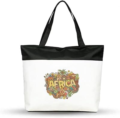 Sac fourre-tout en toile de coton tribal à motif d'art aborigène africain, épicerie. DIAYTAR COTE D'IVOIRE est une boutique en ligne généraliste qui propose plus de 300 000 références de produits, faisant d'elle la boutique leader en Cote d'Ivoire. Avec une gamme étendue de produits, les clients peuvent trouver tout ce dont ils ont besoin en un seul endroit. DIAYTAR COTE D'IVOIRE se distingue par son offre variée et son service de qualité.