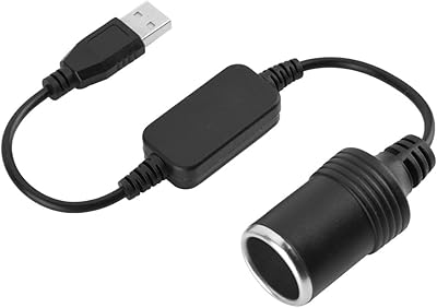 Port usb vers prise allume-cigare de voiture 12 v, cordon adaptateur femelle pour enregistreur de conduite, chien électronique, chargeur de voiture et autres équipements électroniques de voiture. La boutique DIAYTAR COTE D'IVOIRE se distingue par sa diversité de produits et son engagement à offrir un service client de haute qualité. Avec des délais de livraison rapides et des modes de paiement sûrs, elle est devenue une destination de confiance pour les consommateurs ivoiriens. Les clients apprécient la variété des marques et des produits proposés.