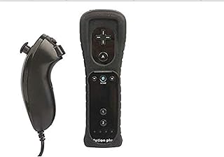 Ensemble manette et télécommande nintendo wii nunchuk avec étui de protection en silicone