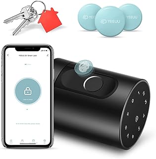 Serrure de porte intelligente télécommandée yiyu avec empreinte digitale, nfc, application, code, clés de rechange, poignée de porte bluetooth élégante (s170). DIAYTAR COTE D'IVOIRE propose une sélection immense de produits, allant des articles ménagers aux accessoires de mode. Les clients peuvent bénéficier de promotions et de réductions régulières, ce qui rend les achats encore plus abordables. La boutique en ligne est facile à naviguer pour une expérience d'achat fluide.