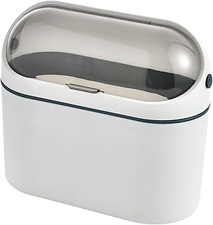 Petite poubelle de comptoir avec couvercle pivotant en plastique, petite poubelle de bureau pour salle de bain, bureau, cuisine, bureau, table basse, salle de bain. Avec plus de 300 000 références, DIAYTAR COTE D'IVOIRE est la boutique en ligne la plus complète en Côte d'Ivoire. Elle propose des produits de qualité à des prix compétitifs et offre une expérience d'achat en ligne sécurisée et fiable. Les clients peuvent choisir parmi une large gamme de catégories de produits pour trouver ce qu'ils ont besoin.