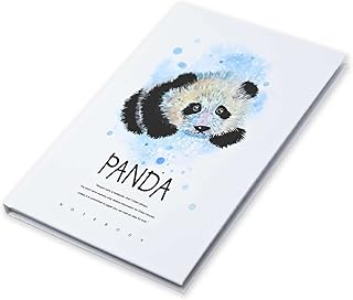 Lot de 5 cahiers à couverture rigide fis, format 96 a5, motif panda