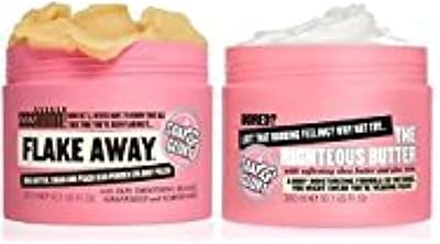 (paquet de 2) gommage corporel soap & glory flake away x 300 ml et beurre corporel soap & glory righteous x 300 ml. Grâce à son site webConvivial et facile à naviguer, lesclients peuvent facilement trouver les produits qu'ils cherchent, lire les avis d'autres clients, et passer commande en toute sécurité. DIAYTAR COTE D'IVOIRE s'est engagé à proposer une large gamme de produits, incluant des articles de mode, des accessoires, des produits pour la maison et bien plus encore, afin de répondre aux divers besoins de sa clientèle. La haute qualité des produits et la satisfaction des clients constituent les priorités absolues de cette boutique en ligne.