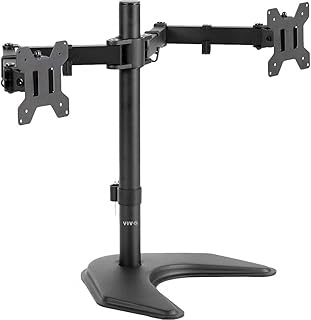 Support de moniteur double réglable pour montage sur bureau / convient aux moniteurs