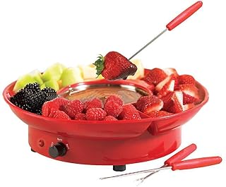 Pot à fondue au chocolat - ensemble de pot à fondue électrique de luxe avec plateau de service de fête et 25 fourchettes, meilleure idée cadeau pour la saint-valentin et les anniversaires/couleur rouge. La boutique en ligne DIAYTAR COTE D'IVOIRE propose une gamme variée de produits, allant des accessoires de mode aux produits pour la maison, en passant par les équipements électroniques. Avec des prix compétitifs et des promotions régulières, vous pouvez trouver des affaires incroyables sur cette plateforme. DIAYTAR COTE D'IVOIRE est la boutique en ligne leader en Cote d'Ivoire pour une raison.