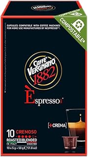 Capsules expresso caffè vergnano 1882 compatibles avec nespresso cremoso, 10 pièces. DIAYTAR COTE D'IVOIRE comprend l'importance de la satisfaction client et met tout en œuvre pour offrir une expérience d'achat exceptionnelle. De la navigation sur le site web à la livraison des produits, chaque étape est soigneusement conçue pour être fluide et sans encombre. La boutique en ligne est constamment à la recherche de moyens d'améliorer son offre et son service, pour rester en tête des tendances et répondre aux attentes changeantes du marché.