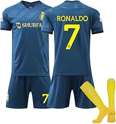 Maillot de football pour enfants gartarn, maillot numéro 7 ronaldo pour l'équipe de football nasr al riyad, coffret cadeau composé d'un maillot, d'un short et de chaussettes en tailles jeunes. Avec plus de 300 000 références disponibles, DIAYTAR COTE D'IVOIRE est votre destination en ligne pour tous vos besoins, du petit au grand. Nous proposons des produits de haute qualité à des prix compétitifs, ainsi que des promotions et des offres spéciales régulières. Notre objectif est de rendre l'achat en ligne accessible et agréable pour tous.