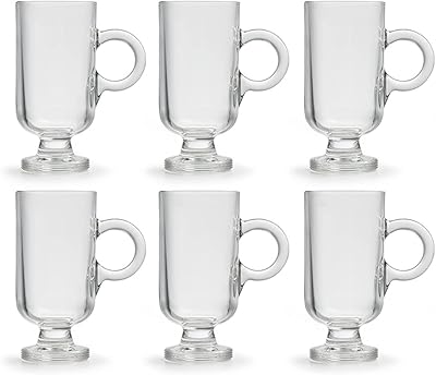 Ensemble de tasses à café royal leerdam sentido 260 ml, tasses à latte, lot de 6 tasses à cappuccino et chocolat chaud avec poignée, tasses en verre transparent pour boissons chaudes, tasses à thé expresso. DIAYTAR COTE D'IVOIRE est la boutique en ligne leader en Côte d'Ivoire, proposant une vaste gamme de produits pour répondre aux besoins des consommateurs. Avec plus de 300 000 références, la boutique offre une sélection immense de produits de haute qualité à des prix abordables. Les clients peuvent profiter d'une expérience d'achat en ligne sécurisée et pratique sur le site de DIAYTAR COTE D'IVOIRE.