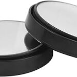 Miroir d'angle mort aikind 2 pouces, rétroviseur réglable en verre hd avec grand