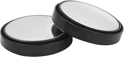 Miroir d'angle mort aikind 2 pouces, rétroviseur réglable en verre hd avec grand