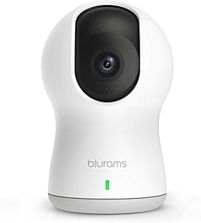 Caméra de sécurité bluram's dome pro 1080p avec capteur de mouvement, détecteur