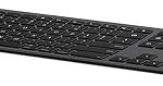 Clavier bluetooth pour mac clavier multi-appareils sans fil ultra fin avec pavé