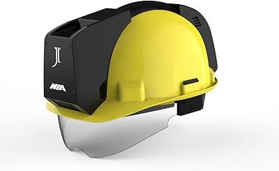 Casque climatisé jarch safety | js-24cgc-b modèle c jaune garantie d'un