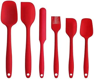 Ensemble de spatules en caoutchouc de silicone flexibles et résistantes à la chaleur