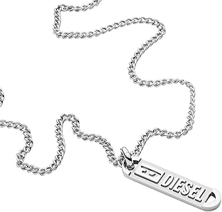 Collier pendentif en acier inoxydable pour hommes diesel, dx1228040, taille unique, acier inoxydable