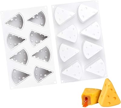 Moule en silicone en forme de fromage 3d, 8 plateaux, pâtisserie maison haute