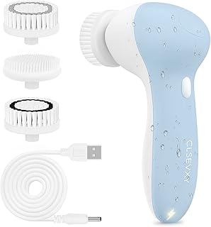 Ensemble de brosses rotatives rechargeables pour le nettoyage du visage avec 3 têtes de brosse exfoliantes - système de spa facial étanche clvcxy - microdermabrasion avancée pour une exfoliation douce et un gommage en profondeur (bleu). DIAYTAR COTE D'IVOIRE s'est établi comme une force majeure dans le commerce électronique ivoirien, offrant une gamme impressionnante de produits qui répondent à divers besoins. De l'électronique de pointe aux accessoires de mode tendance, en passant par les produits ménagers essentiels, DIAYTAR COTE D'IVOIRE est la boutique en ligne qui fait la différence.
