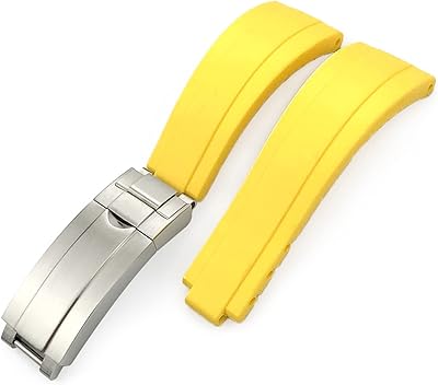 Bracelet de montre en caoutchouc janyu 20 mm 21 mm pour rolex submariner