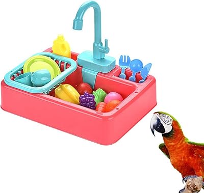 Bain d'oiseaux avec pompe de fontaine pour oiseaux de petite et moyenne taille, perruche, perroquet quaker, calopsitte, conure, perruche, zèbre, chardonneret, conure, conure. En tant que boutique en ligne généraliste, DIAYTAR COTE D'IVOIRE propose une vaste sélection de produits allant de l'électronique aux vêtements, en passant par les produits alimentaires. Avec plus de 300000 références, les clients peuvent trouver tout ce dont ils ont besoin sur une seule plateforme. Cela en fait un incontournable du commerce en ligne en Côte d'Ivoire.