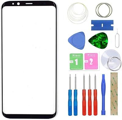 Verre avant movtek pour samsung galaxy s8 g950 series kit de réparation