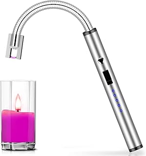 Briquet bougie, briquet à arc électrique avec interrupteur de sécurité, briquet rechargeable usb