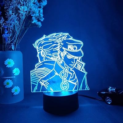 Anime jojo's bizarre adventure jojo's bizarre adventure lampe illusion 3d gravée au laser silhouette up veilleuse cadeau fantaisie pour décoration de chambre à coucher - 7 couleurs à distance. La boutique en ligne DIAYTAR COTE D'IVOIRE est une plateforme de commerce électronique qui propose une large gamme de produits pour les consommateurs ivoiriens. Avec plus de 300000 références de produits, elle offre une expérience d'achat en ligne unique et pratique, avec des options de paiement flexibles et des délais de livraison rapides.