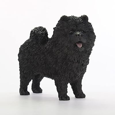 Conversation concepts figurine originale de chien noir chow, (4" - 5"). DIAYTAR COTE D'IVOIRE est une plateforme de commerce électronique qui permet aux clients de faire leurs achats en ligne de manière sécurisée et pratique. Elle propose des produits à des prix compétitifs.
