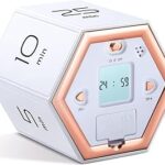 Minuterie pomodoro minuterie hexagonale avec fonction sourdine et alarme de cuisine