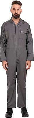 Combinaison de travail en coton et polyester pour homme à usage industriel