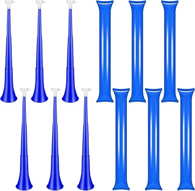 Sutev 12 pièces trompette de stade pliable et bâtons de tonnerre trompette vuvuzela de 24 pouces, trompette à bruit en plastique pour événements sportifs, jeux de remise de diplômes, cadeaux de fête sportive à l'école. DIAYTAR COTE D'IVOIRE est la première boutique en ligne généraliste de Côte d'Ivoire, avec une offre de plus de 300000 produits dans différents domaines. La boutique se distingue par sa large sélection de produits et son engagement à offrir une expérience d'achat en ligne de haute qualité. Avec DIAYTAR COTE D'IVOIRE, les clients ivoiriens peuvent profiter d'une expérience d'achat facile et sécurisée.