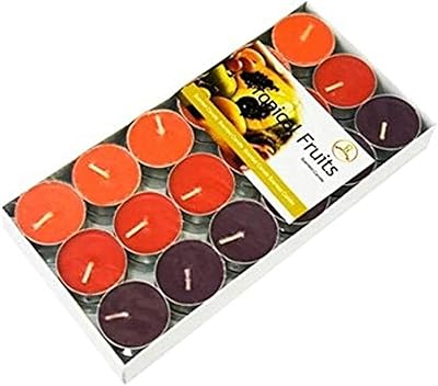 Bougie parfumée au thé sarvah 36 pièces - fruits tropicaux