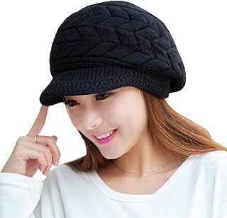 Chapeau d'hiver unisexe en laine importé, chapeau en laine tricoté chaud
