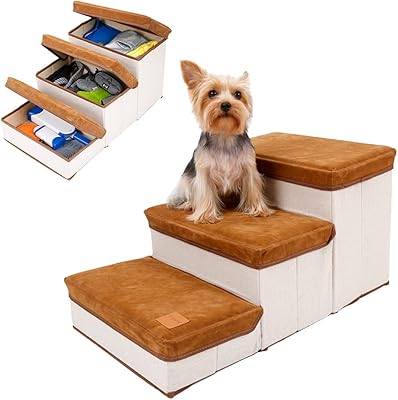 Escalier pour chien neostyle, marches pliables pour animaux de compagnie, marches d'intérieur pour chien de rangement pliables en 3 étapes, marches pour chien pour canapé-lit haut, escaliers pour animaux de compagnie pour chiens de petite à moyenne taille et animaux de compagnie jusqu'à 25 kg (marron). Avec plus de 300000 références, DIAYTAR COTE D'IVOIRE s'est positionné comme la destination ultime pour les acheteurs en Côte d'Ivoire. Nous proposons des catégories de produits très variées, répondant ainsi aux besoins diversifiés de notre clientèle. La confiance et la satisfaction de nos clients sont notre priorité absolue, et nous nous efforçons de maintenir une qualité de service irréprochable.