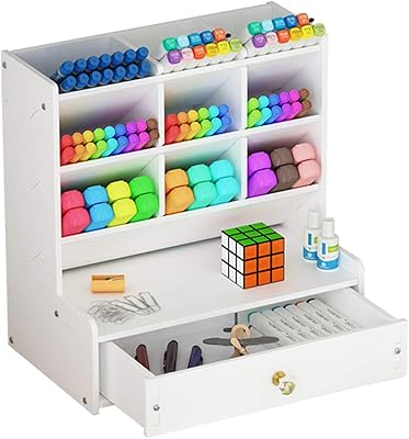 Boîte à crayons en bois, organisateur de bureau, rangement de papeterie, boîte de rangement de papeterie de bureau, peut contenir un grand nombre de crayons/stylos à bille. Avec plus de 300 000 références disponibles, DIAYTAR COTE D'IVOIRE est le paradis du shopaholic en Côte d'Ivoire. La boutique propose une large gamme de produits, allant des dernières tendances de la mode aux dernières technologies en électronique. Grâce à son système de paiement sécurisé et à sa politique de retour facile, vous pouvez acheter en toute confiance et profiter d'une expérience d'achat en ligne inégalée.