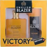 Coffret cadeau english blazer victory edt 100 ml + spray corporel 150 ml
