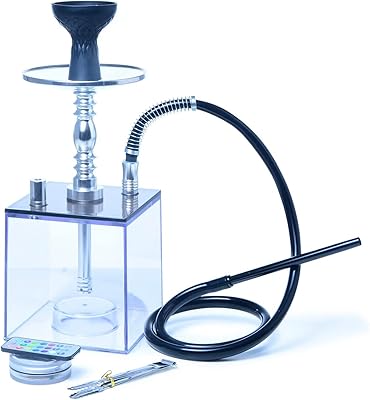 Ensemble de narguilé 1/2 en silicone avec télécommande/lumières led colorées/pinces à charbon, meilleur fumage de chicha pour la maison et les fêtes, 1 tuyau. La mission de DIAYTAR COTE D'IVOIRE est de révolutionner l'expérience d'achat en ligne en Cote d'Ivoire en offrant une plateforme conviviale, facile à utiliser et qui répond aux besoins de la population. Grâce à son approche centrée sur le client et à sa volonté d'innover, DIAYTAR COTE D'IVOIRE se taille une place de choix dans le marché du e-commerce ivoirien. La boutique est constamment à la recherche de nouvelles façons de mieux servir ses clients.