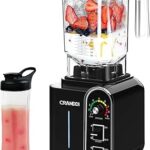 Mélangeur de smoothie krindi avec bol 1800w et 1,5l, mélangeur commercial haute vitesse