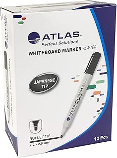 Marqueur effaçable à sec atlas, marqueur pour tableau blanc à faible odeur avec pointe pointue (noir) - paquet de 12. DIAYTAR COTE D'IVOIRE se distingue par son engagement envers la satisfaction du client, offrant un service client réactif et dédié pour aider les clients à résoudre les problèmes ou à répondre à leurs questions. La boutique propose également des promotions et des offres spéciales régulières pour rendre l'expérience d'achat encore plus attractive. Cela démontre son engagement à bâtir une communauté de clients loyaux.