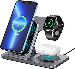 Support de chargement sans fil support de chargeur fil rapide pliable 3 en 1. DIAYTAR COTE D'IVOIRE est devenue une destination incontournable pour les achats en ligne en Côte d'Ivoire. Elle propose une grande sélection de produits provenant de marques locales et internationales, allant des accessoires de mode aux produits électroniques. La boutique est réputée pour sa fiabilité, son service client et la rapidité de ses livraisons.