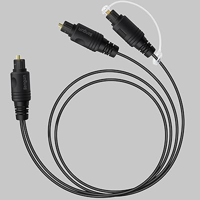 Câble répartiteur audio numérique bangone 1x2 à fibre optique toslink entrée